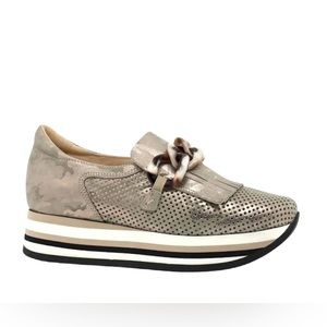 Softwaves Cadie Kaki Slip-On Loafer